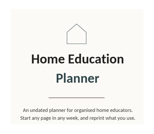 45-pages of Home Education Planner Bundle, Attendance Log, Progress Tracker (Digital Download)