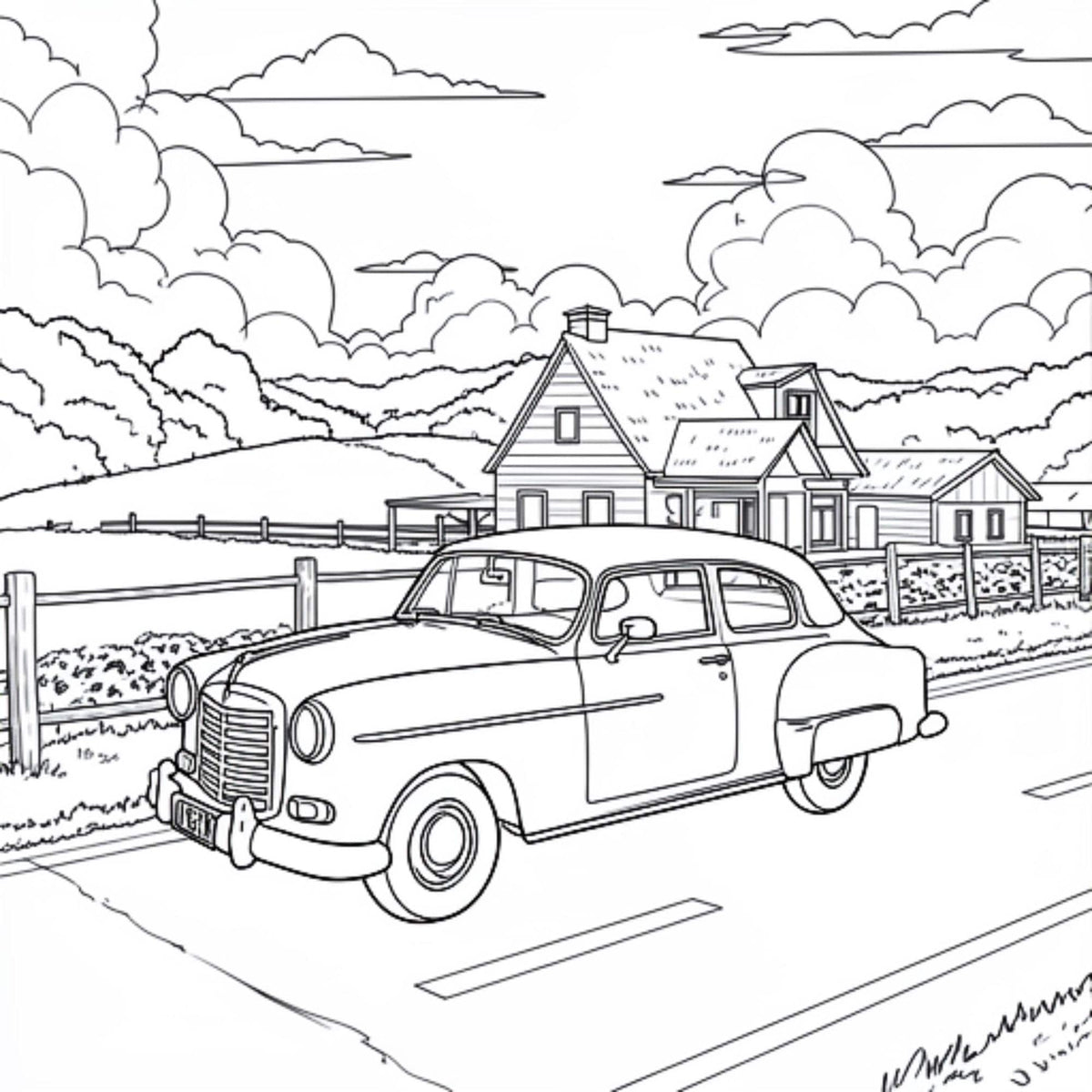 Cars Picture + Colouring Book for Kids Actiity at Home and School