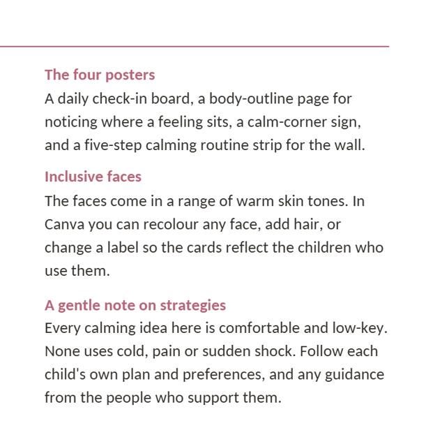 Emotion Regulation Cards Printable, Feelings and Calm Down Strategy Cards, SEND Autism EYFS Wellbeing Resource for Home and School, PDF