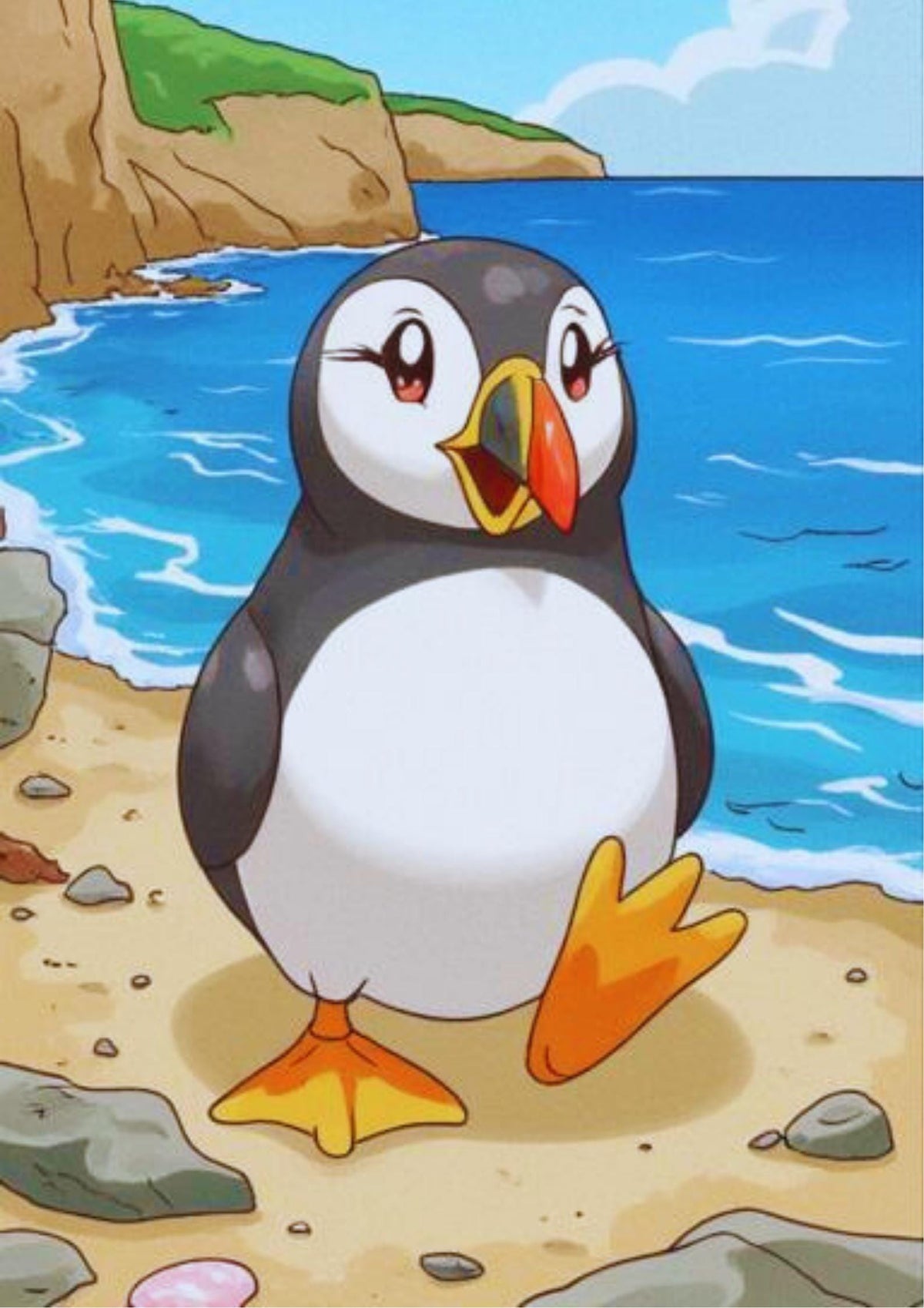 100-page Birds Picture + Colouring Book for Kids Fun Activity