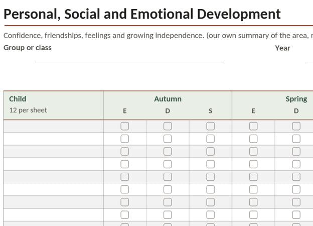 20-pages - EYFS Termly Progress Tracker Pack, Child Development Record (Digital Download)