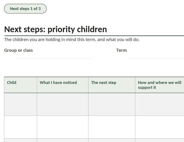 20-pages - EYFS Termly Progress Tracker Pack, Child Development Record (Digital Download)