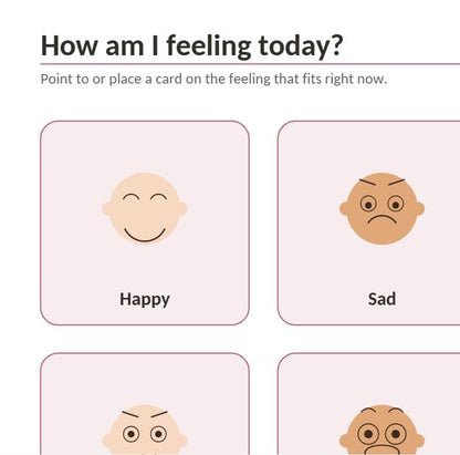 Emotion Regulation Cards Printable, Feelings and Calm Down Strategy Cards, SEND Autism EYFS Wellbeing Resource for Home and School, PDF