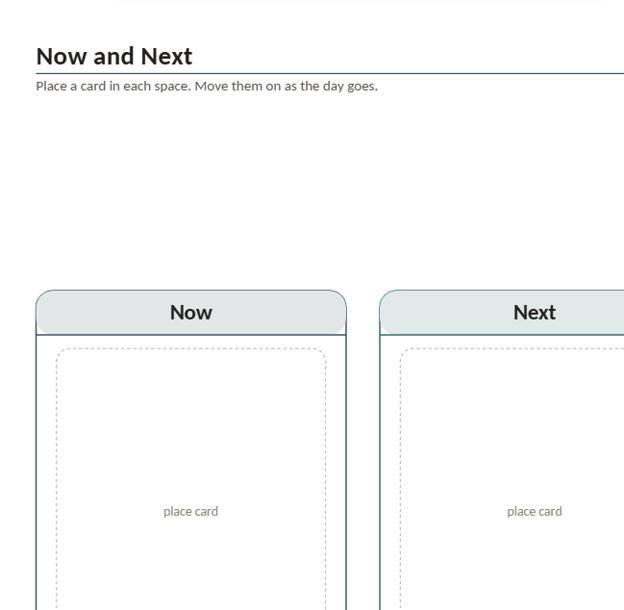 Visual Timetable Printable, Now and Next Board, SEND Autism Visual Schedule Cards for EYFS Classroom and Home Routine, UK Download