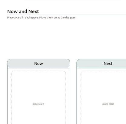 Visual Timetable Printable, Now and Next Board, SEND Autism Visual Schedule Cards for EYFS Classroom and Home Routine, UK Download