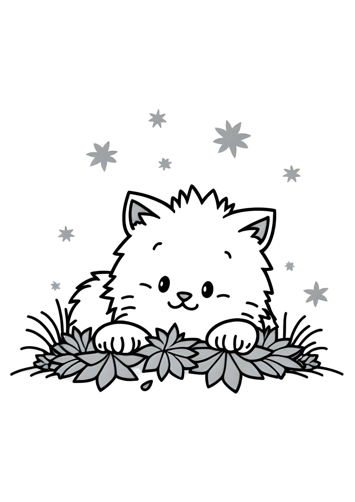 50-page Colouring Book of Pet Animals for Children Art Activity