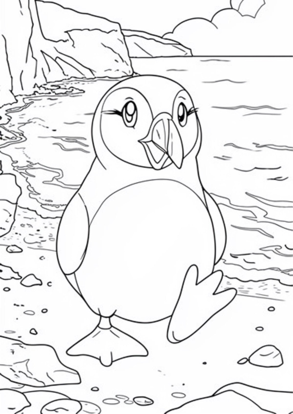 100-page Birds Picture + Colouring Book for Kids Fun Activity