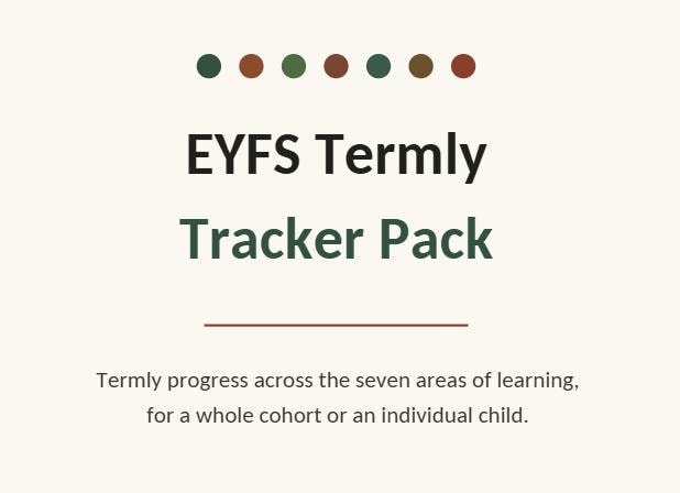 20-pages - EYFS Termly Progress Tracker Pack, Child Development Record (Digital Download)