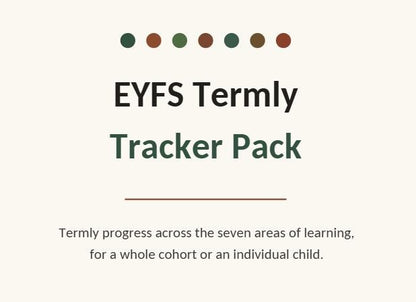 20-pages - EYFS Termly Progress Tracker Pack, Child Development Record (Digital Download)