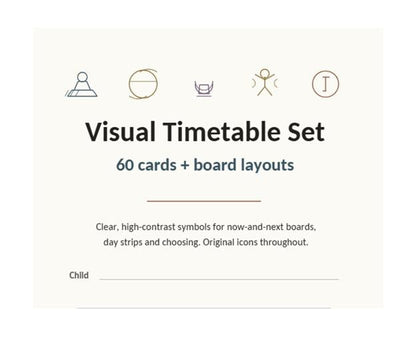 Visual Timetable Printable, Now and Next Board, SEND Autism Visual Schedule Cards for EYFS Classroom and Home Routine, UK Download